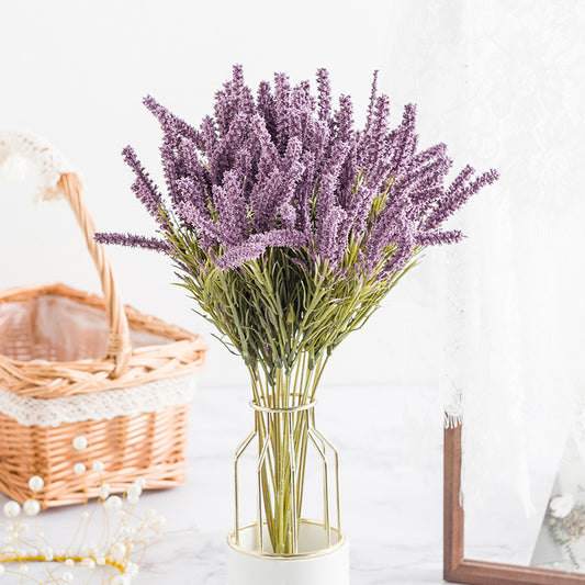 Artificial Wheat Ear Lavender Plant Home Decoration