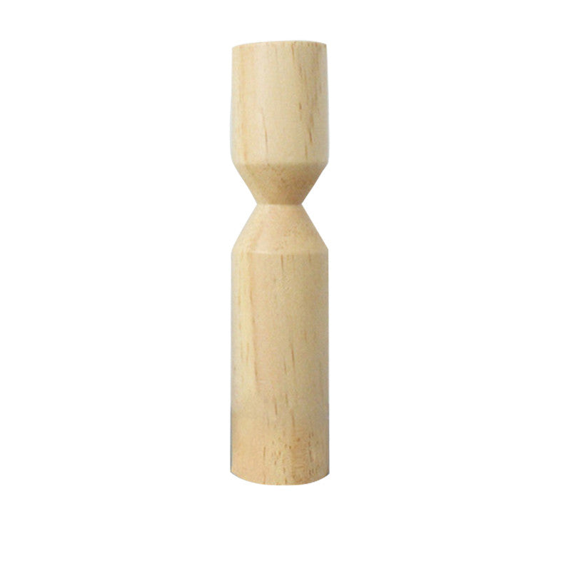 Nordic Simple Solid Wood Candle Holder