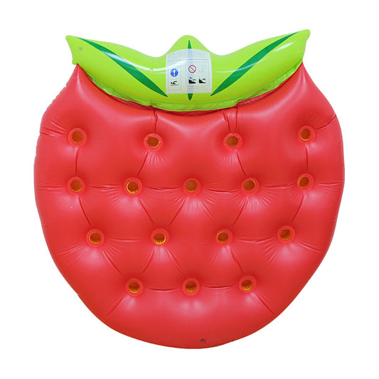 Floating Strawberry - Pool Float - Floating Bed