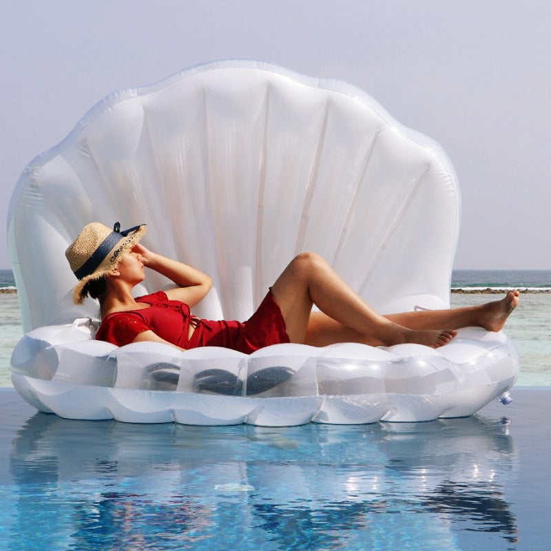 A Large Pearl Scallop Floatie - Adult Pool Float