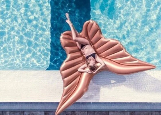 Pool giant angel wings floating Air Mattress