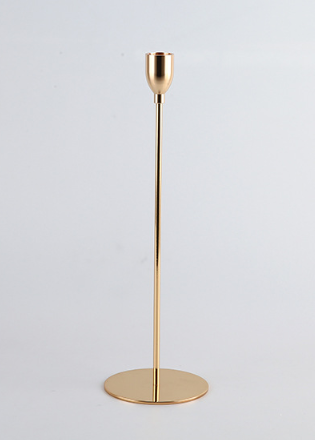 Slim Gold Candle Holder