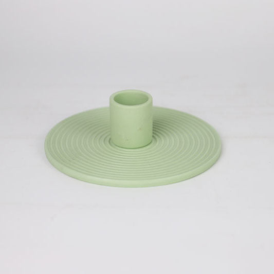 Spiral Pattern Ceramic Candle Holder